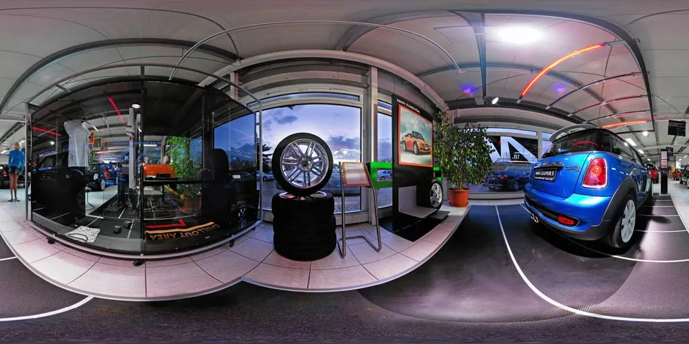 360° Panorama: MINI Vorstellung in Löbau in Autohaus Ruffert