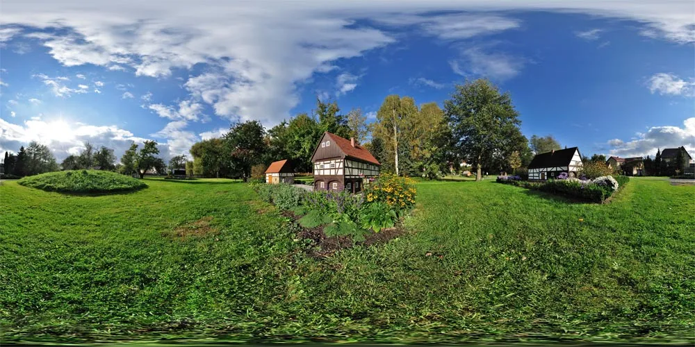 360° Panorama: Umgebindehaus-Park 4 in Cunewalde
