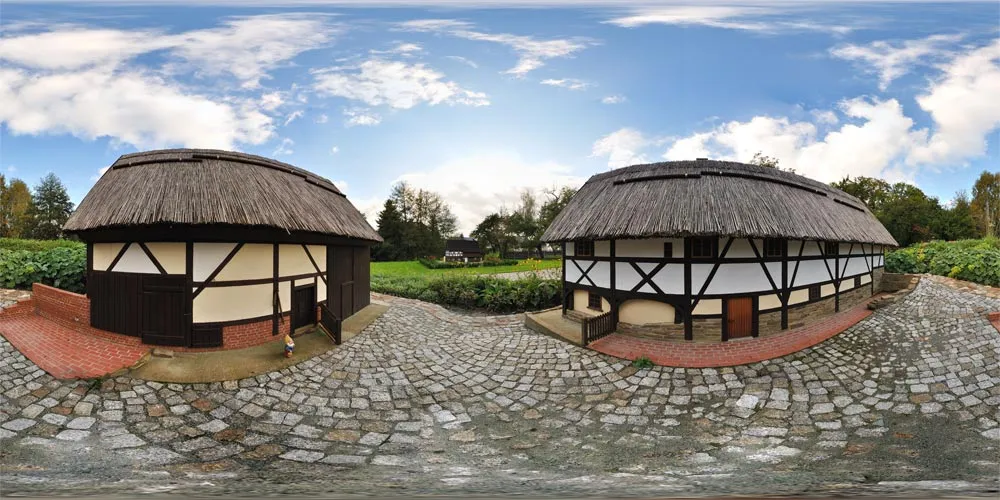 360° Panorama: Umgebindehaus-Park 5 in Cunewalde