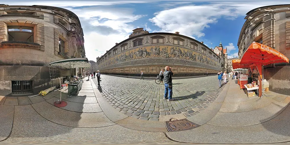 360° Panorama: Fürstenzug in Sommer 2008