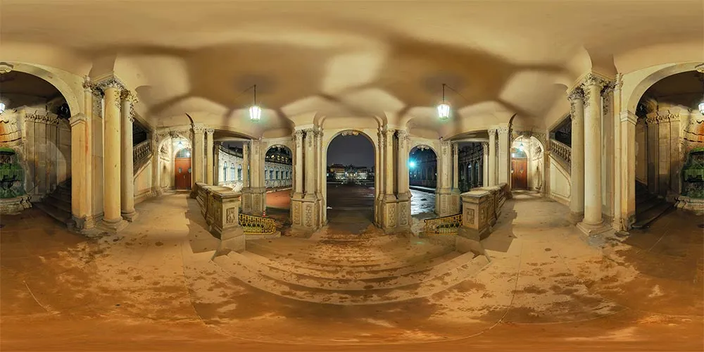 360° Panorama: Nordportal in Winter 2008/2009