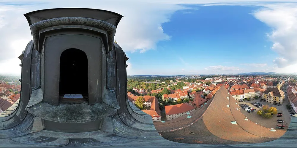 360° Panorama: Dom Ost-Aussicht in Herbst 08