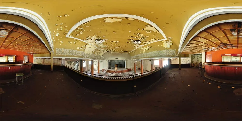 360° Panorama: Kretscham - Großer Saal Bar in Ebersbach