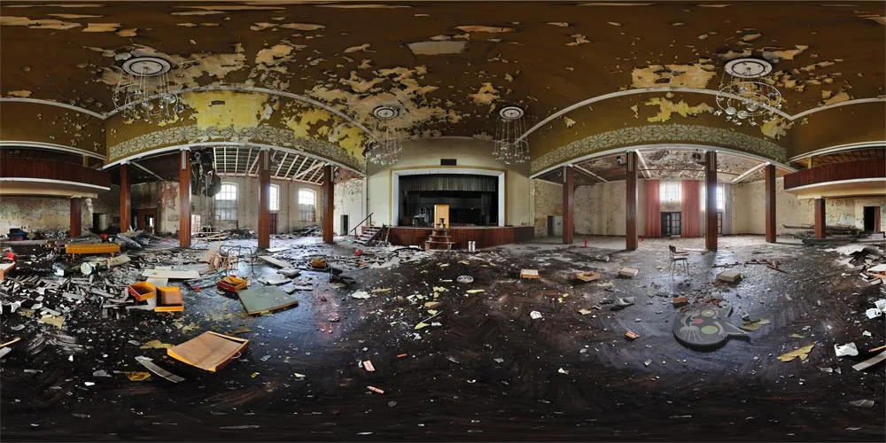 360° Panorama: Kretscham - Großer Saal in Ebersbach