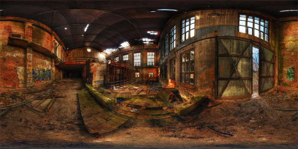 360° Panorama: Kraftwerkshalle 2 in Elbtalzentrale Pirna 2011