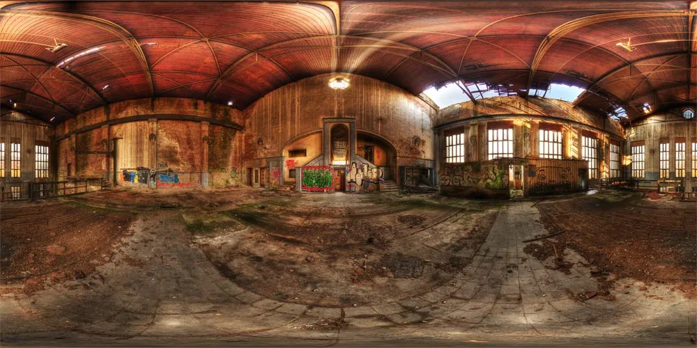 360° Panorama: Kraftwerkshalle 1 in Elbtalzentrale Pirna 2011