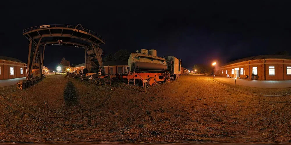 360° Panorama: Außenanlagen in Energiefabrik Knappenrode