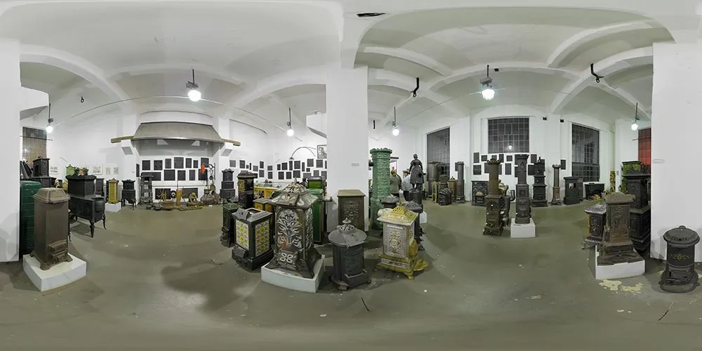 360° Panorama: Feuerstättenausstellung in Energiefabrik Knappenrode