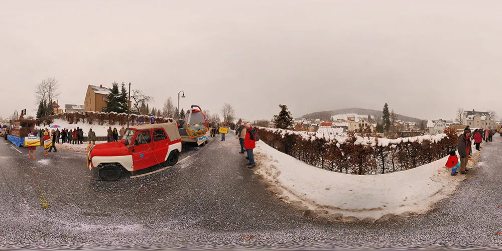 Beliebtes 360° Panorama (Platz 16): Faschingsumzug 3 in Schirgiswalde
