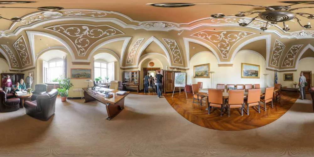 360° Panorama: Rathaus - Bürgermeisterzimmer in Görlitz