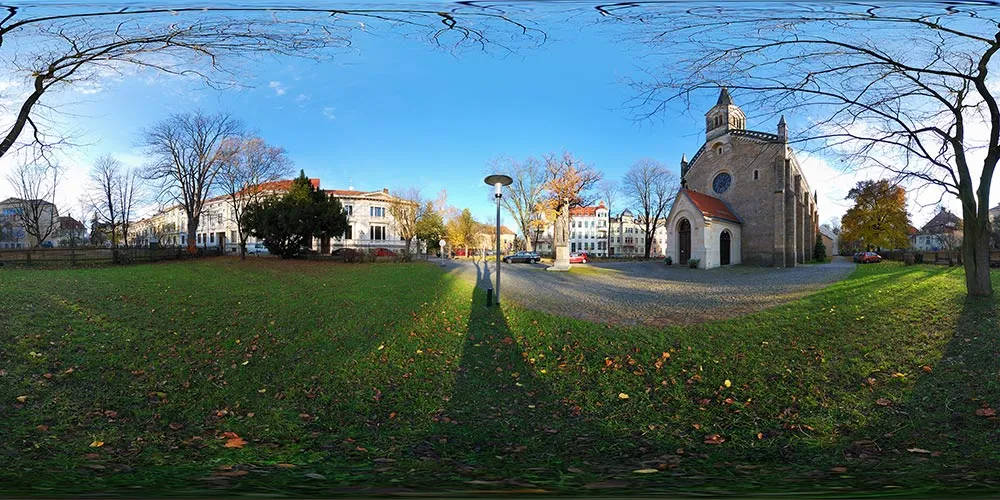 360° Panorama: Heilig-Kreuz-Kirche in Görlitz