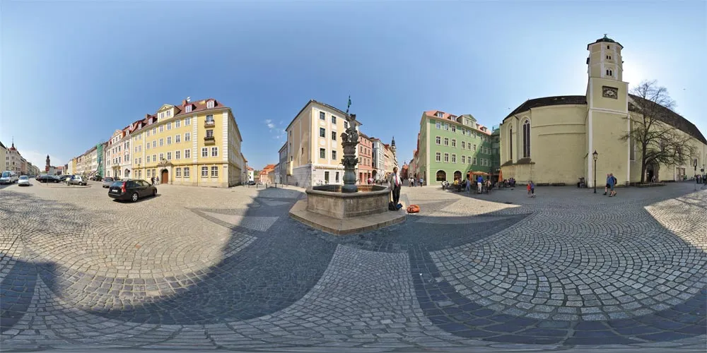 360° Panorama: Obermarkt in Görlitz
