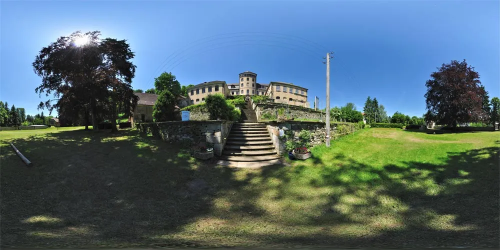 360° Panorama: Kanitz-Kyawsches Schloss 2 in Hainewalde