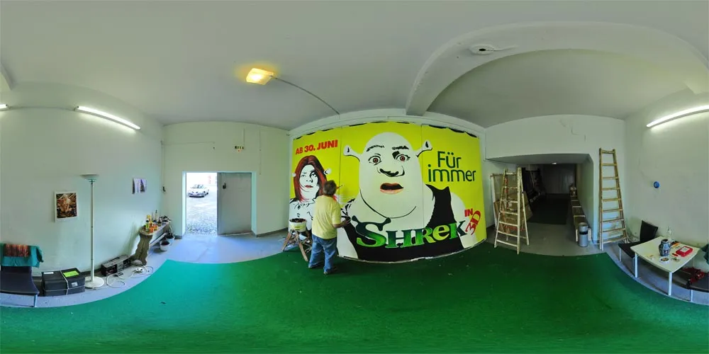 360° Panorama: letzter aktiver Theatermaler Deutschlands in Görlitz