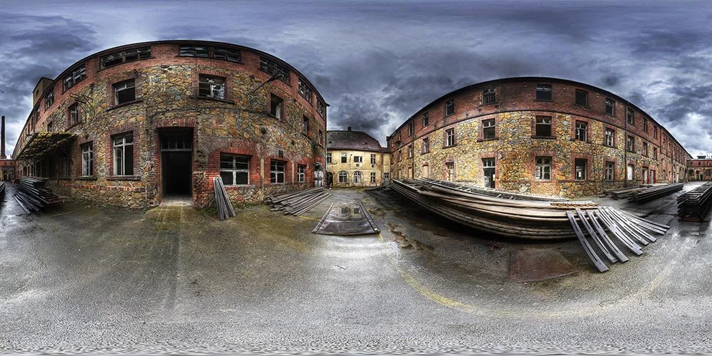 360° Panorama: Alte Tischlerei in Görlitz in HDR - Panoramen