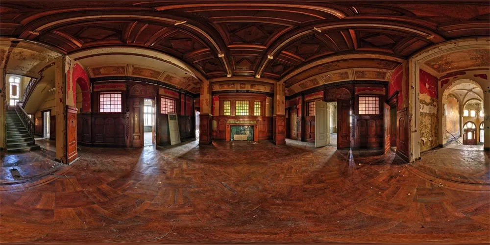 360° Panorama: Villa "Gstraße" - Haushalle in Görlitz