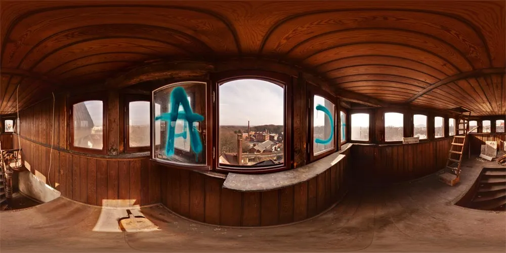 360° Panorama: Villa "Gstraße" - Turm in Görlitz