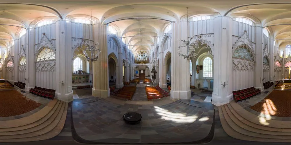 360° Panorama: Greifswald - Dom St. Nikolai in Mecklenburg-Vorpommern
