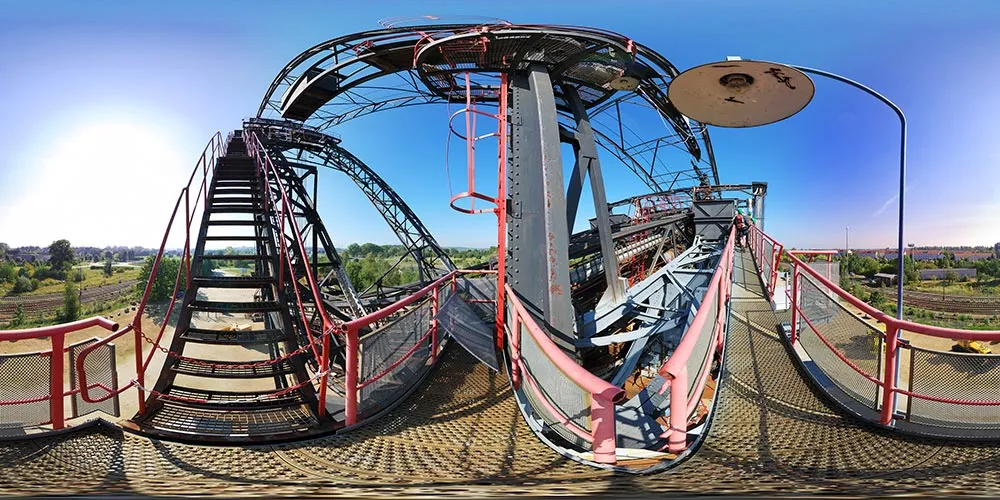 360° Panorama: Schaufelradbagger Nr. 1452 in Schaufelradbagger Nr. 1452