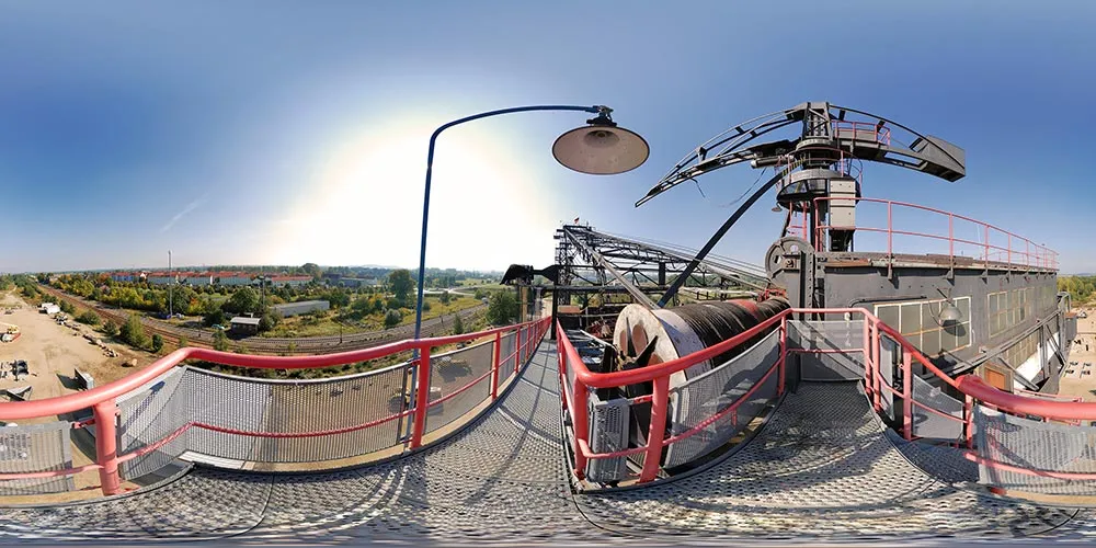 360° Panorama: Schaufelradbagger Nr. 1452 in Schaufelradbagger Nr. 1452