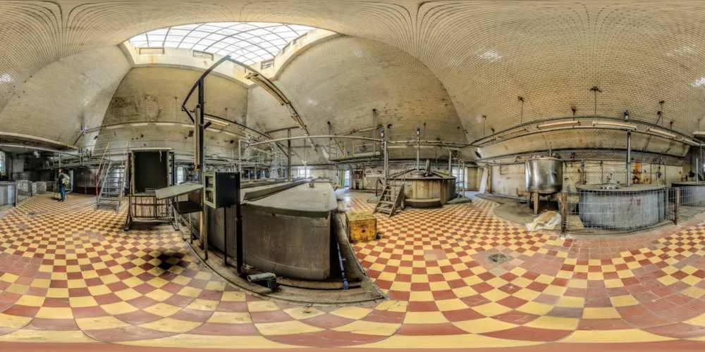 360° Panorama: VEB Bramsch Betriebsteil Backhefe - Kesselraum in Görlitz