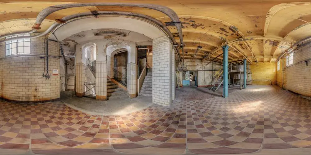 360° Panorama: VEB Bramsch Betriebsteil Backhefe - Kesselraum 2 in Görlitz