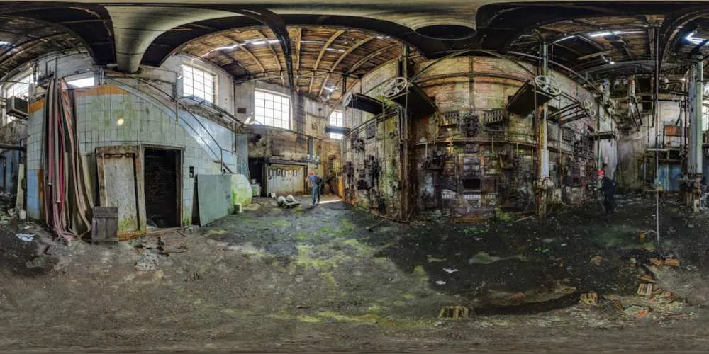 360° Panorama: VEB Bramsch Betriebsteil Backhefe - Kraftwerk 2 in Görlitz