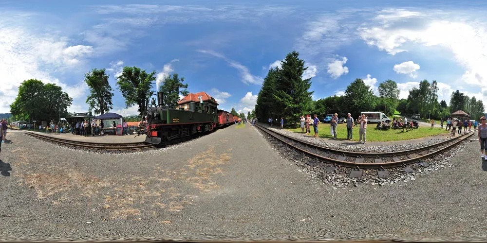 360° Panorama: Jonsdorfer Bahnhof in Historik Mobil 2011