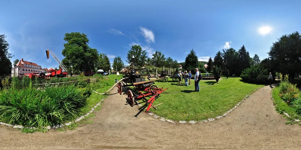 360° Panorama: historische Feuerwehrtechnik in Historik Mobil 2011