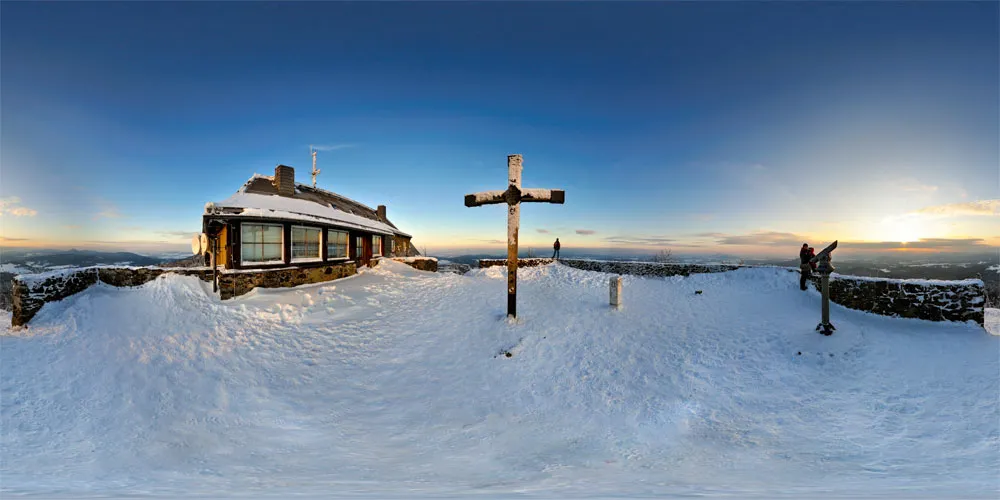 360° Panorama: Hochwaldbaude 3 in Berg Hochwald