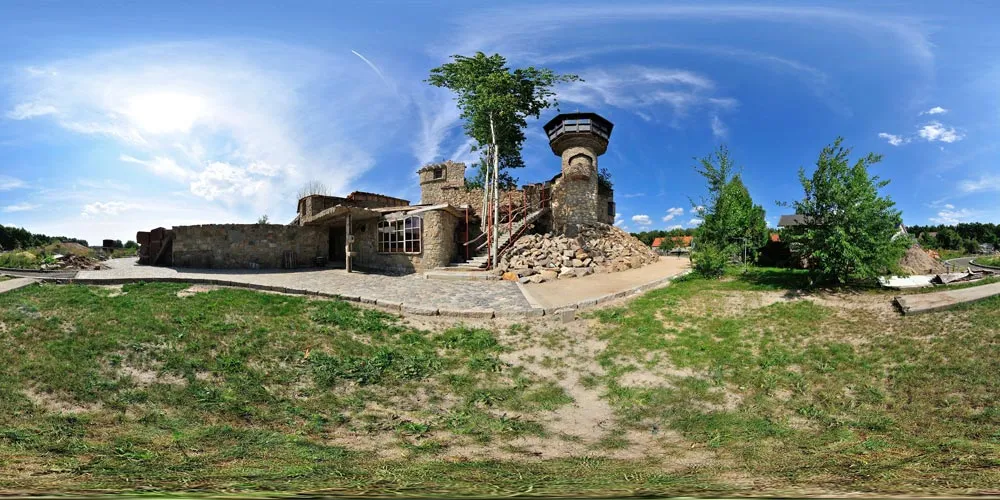 360° Panorama: Westseite in Jakubzburg in Mortka
