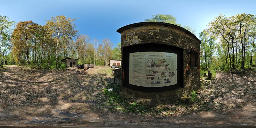 360° Panorama: Bremsbahn Granitabbau in Königshainer Berge