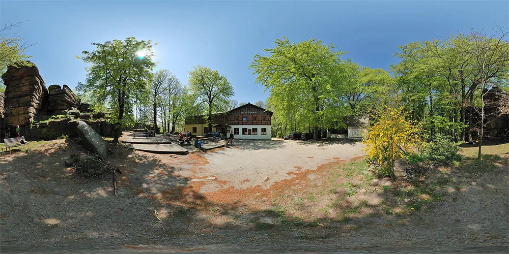 360° Panorama: Hochstein 2 in Königshainer Berge