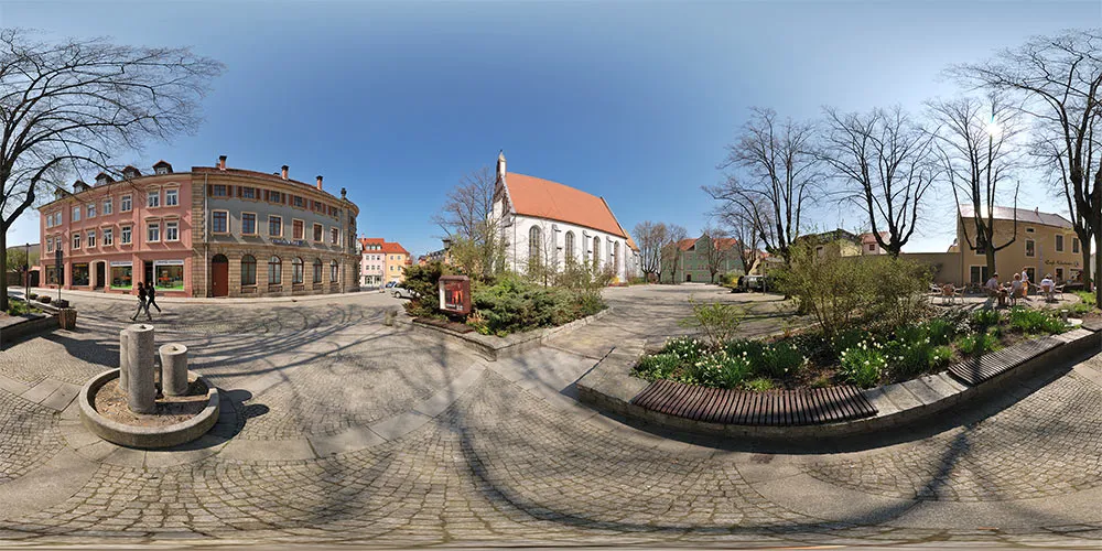 360° Panorama: Klosterkirche St. Annen in Kamenz