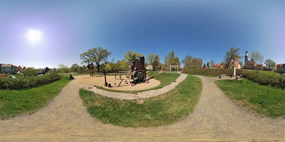 360° Panorama: Krabat-Spielplatz in Kamenz