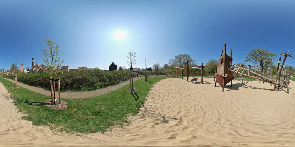360° Panorama: Krabatspielplatz 2 in Kamenz
