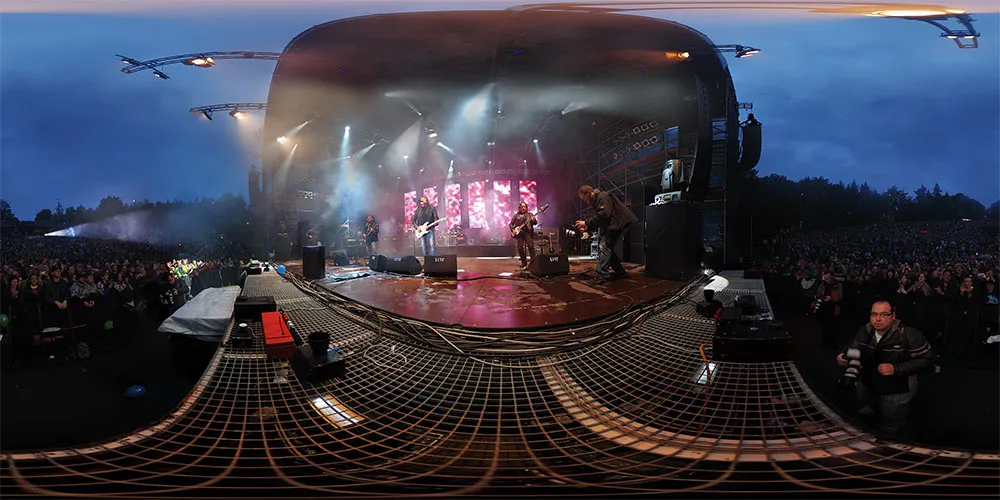 360° Panorama: Die PUHDYS auf der Hutbergbühne 2009 in Kamenz