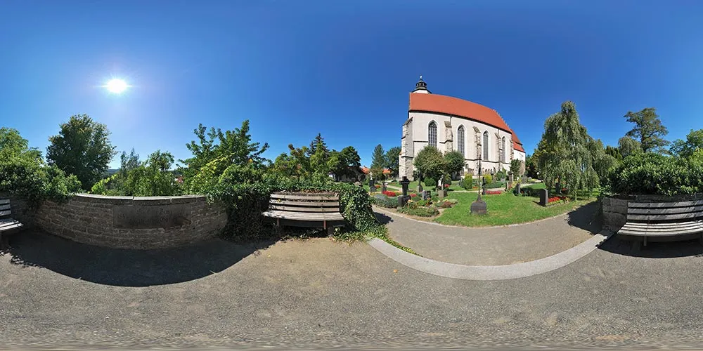 360° Panorama: Hauptkirche Sankt Marien in Kamenz