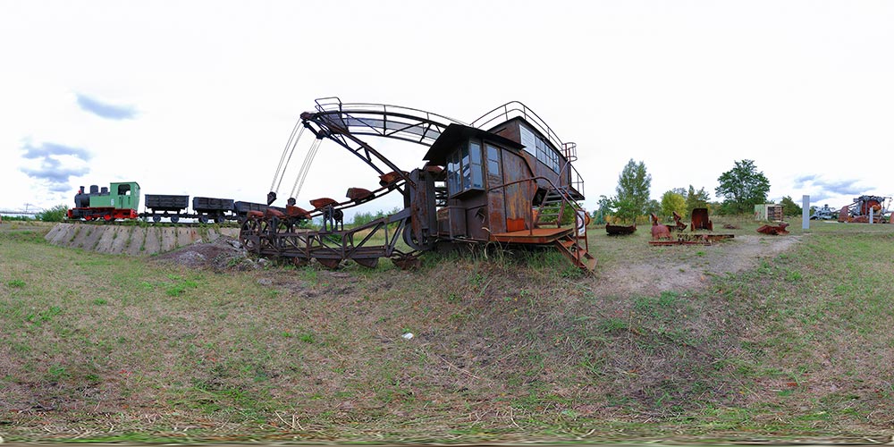 Alter Schaufelradbagger