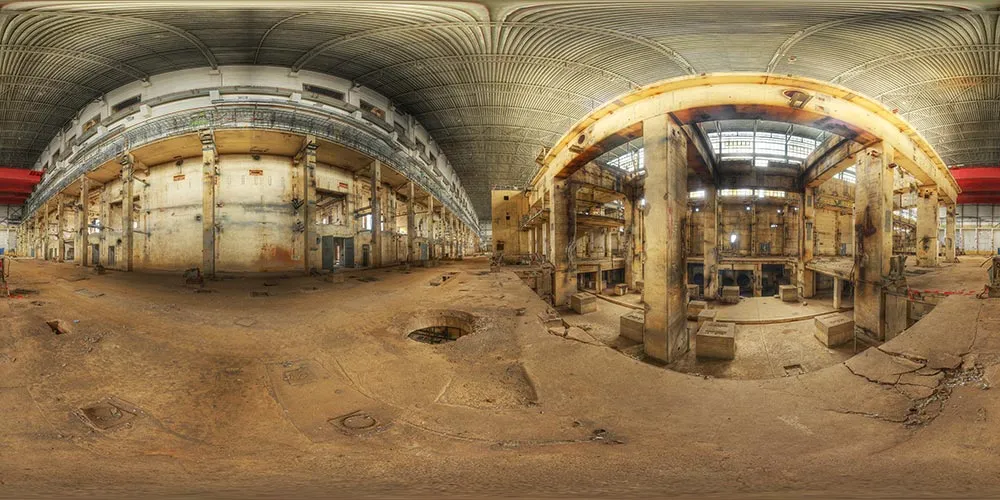 360° Panorama: Kraftwerk Hagenwerder Werk III in HDR - Panoramen