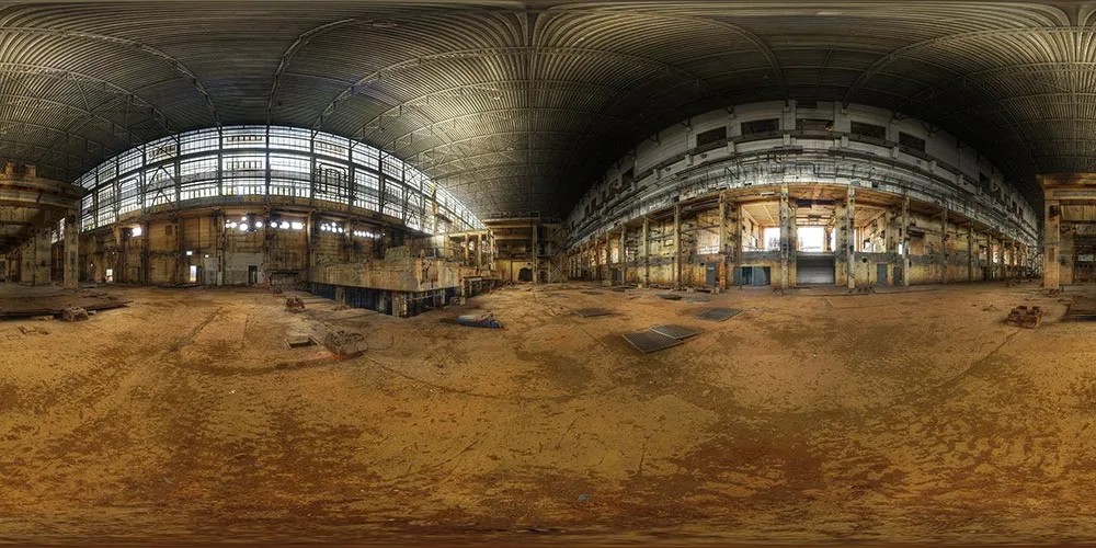 360° Panorama: Kraftwerk Hagenwerder Werk III in HDR - Panoramen