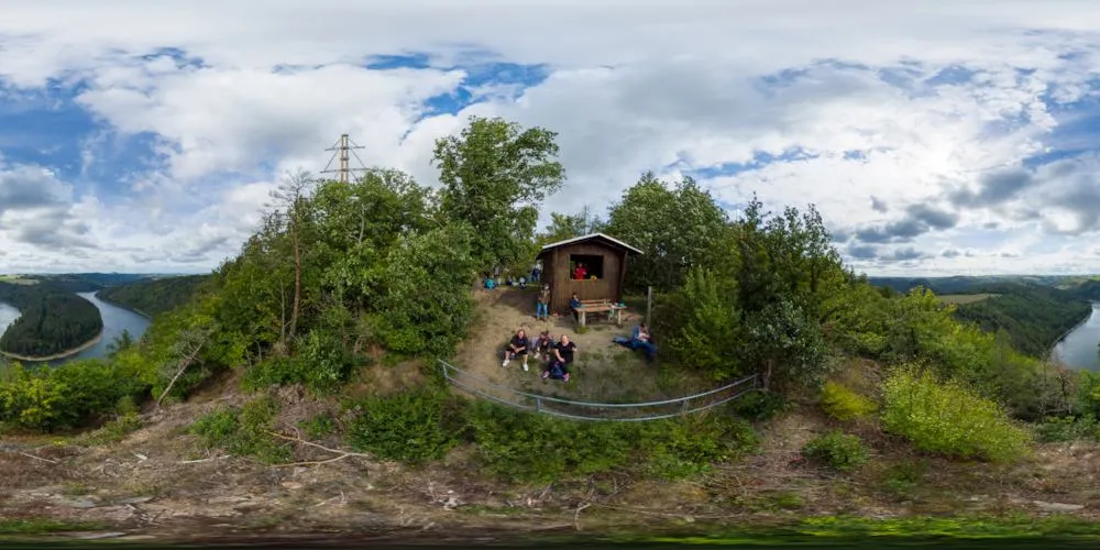 360° Panorama: Karl-Rühl-Hütte in Ziegenrück