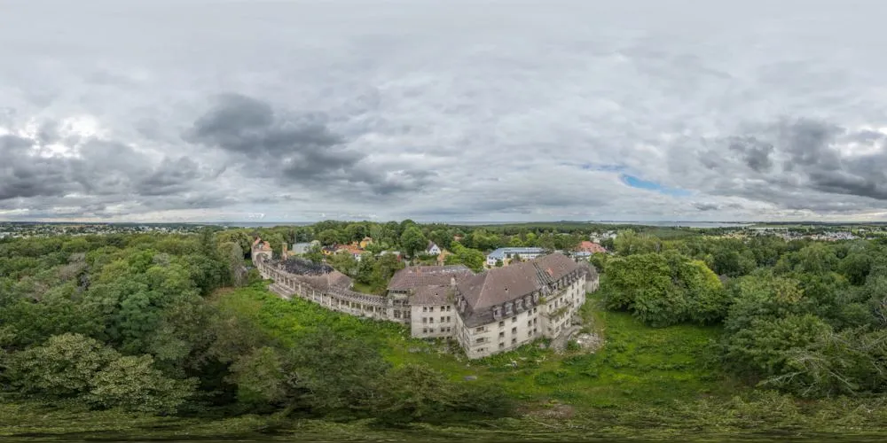 360° Panorama: Kindersanatorium Erich Steinfurth in Zinnowitz in Usedom