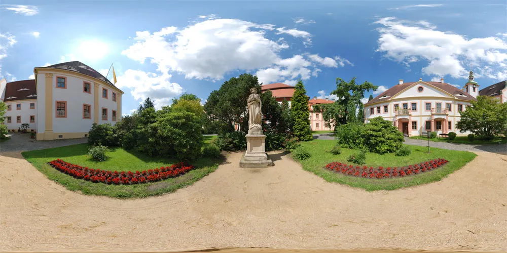 360° Panorama: Kircheck in Klosterstift St. Marienthal