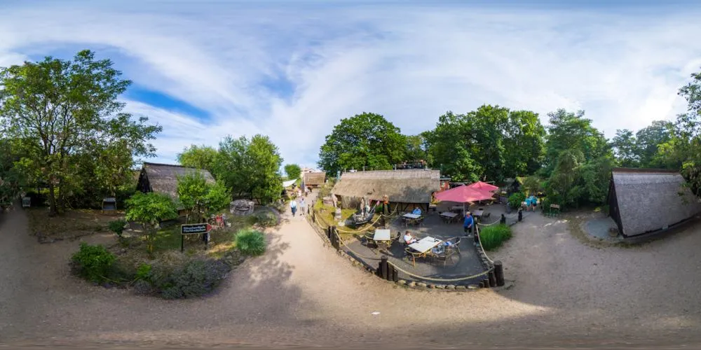 360° Panorama: Koserow - Koserower Salzhütten in Insel Usedom