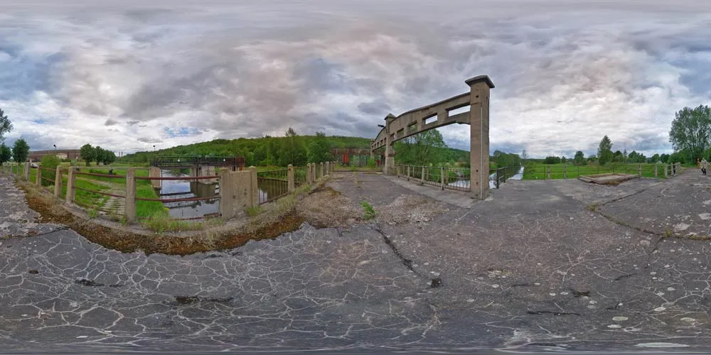 360° Panorama: Kraftwerksmuseum Hirschfelde - Altes Wehr in Kraftwerksmuseum Hirschfelde