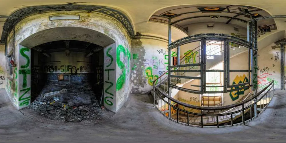 360° Panorama: Kühlhaus - Treppenhaus in Görlitz