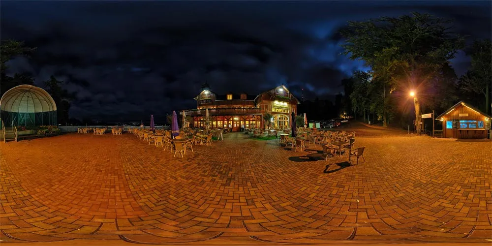 360° Panorama: Restaurant und Hotel Honigbrunnen in Löbauer Berg