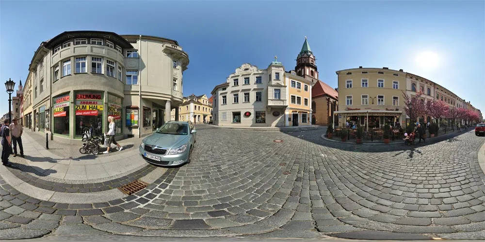 360° Panorama: Nicolaistraße in Löbau