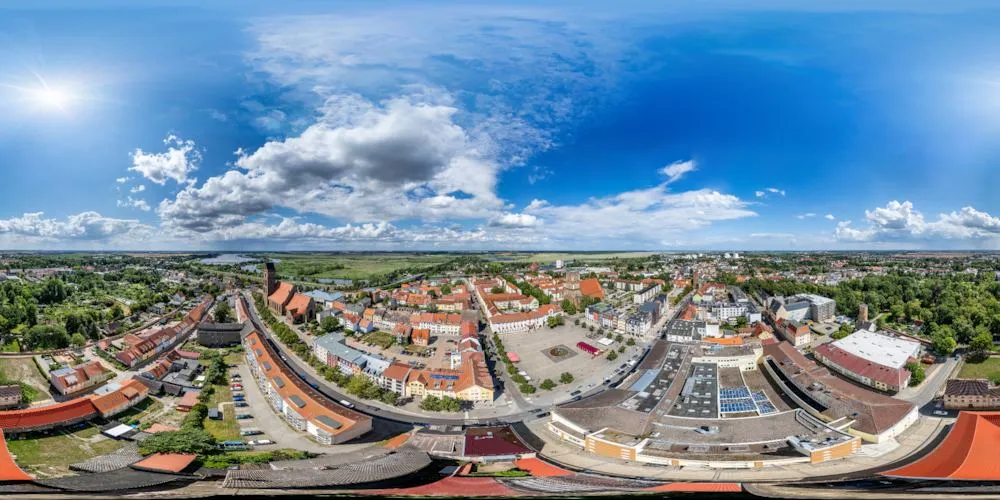 360° Panorama: Anklam in Mecklenburg-Vorpommern